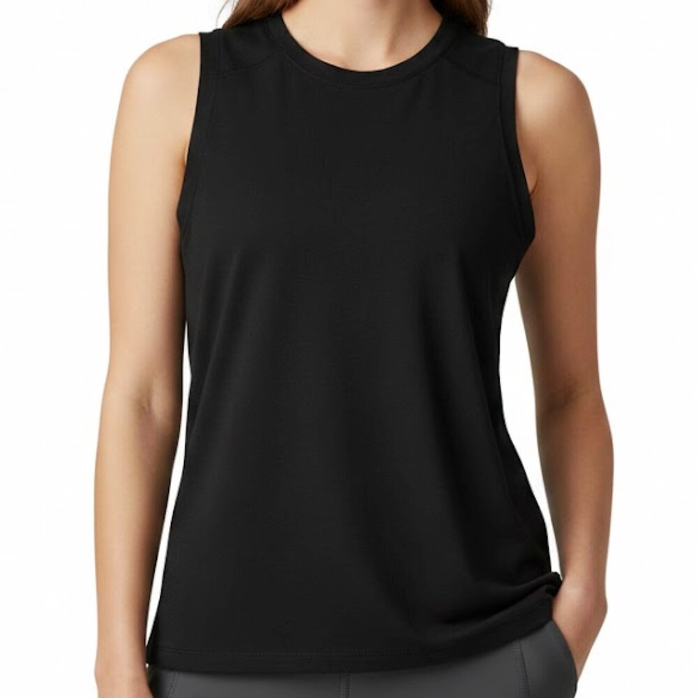Mondetta Women’s Black Active Tank Top Size L Athleisure Workout NWOT